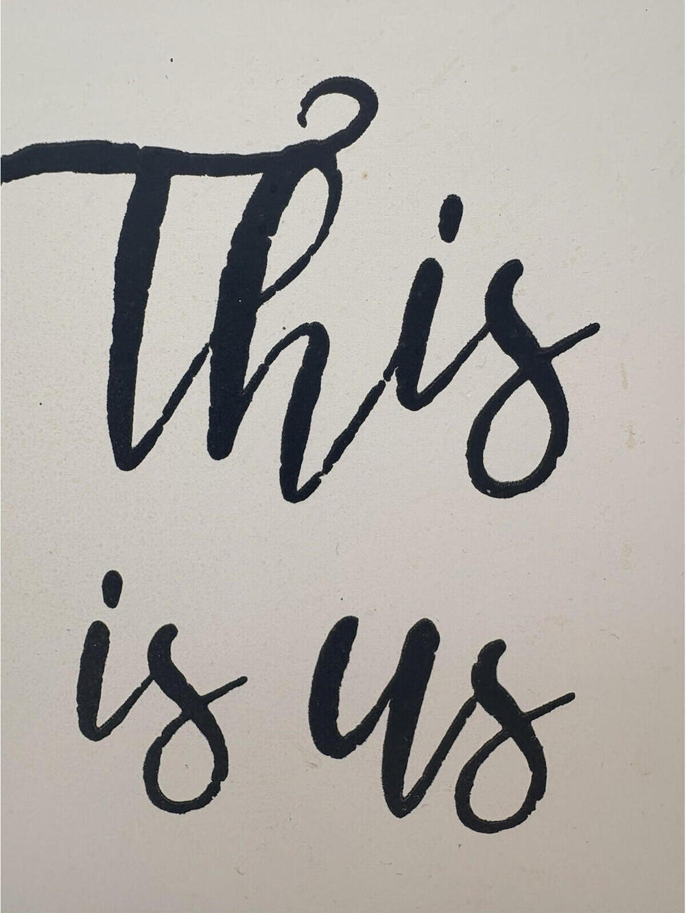 The Spring Shop Wood Plaque Square Farmhouse Wall Sign 'This Is Us' 10x10